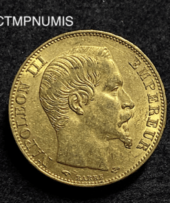 ,MONNAIE,20,FRANCS,OR,NAPOLEON ,1855,