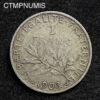 ,MONNAIE,1,FRANC,ARGENT,1903,