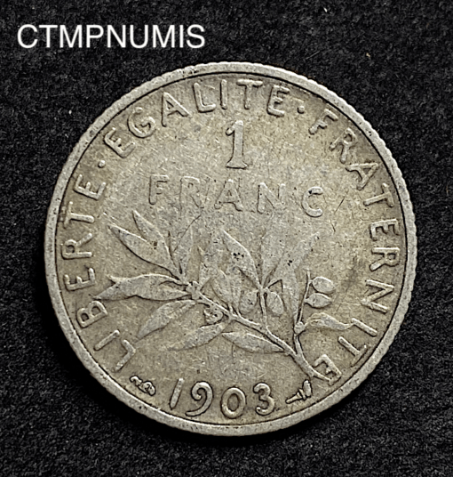 ,MONNAIE,1,FRANC,ARGENT,1903,