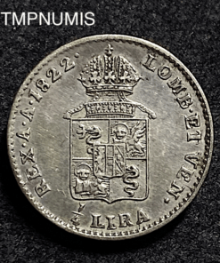,MONNAIE,ITALIE,LOMBARDIE,VENISE,1/4,LIRE,1822,