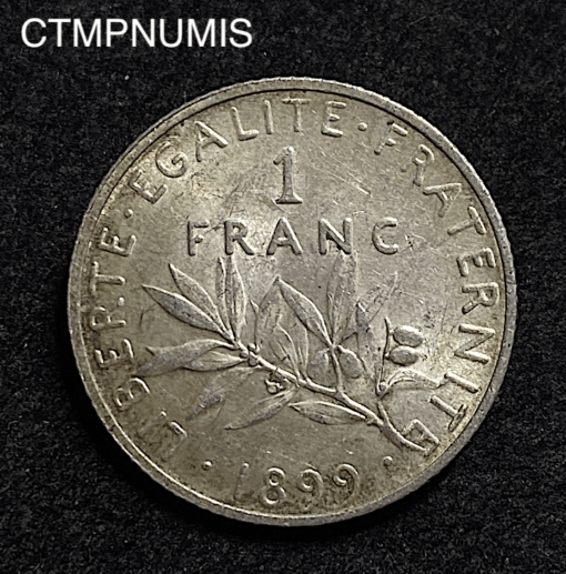 ,MONNAIE,1,FRANC,ARGENT,SEMEUSE,1899,