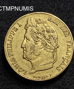 ,MONNAIE,20,FRANCS,OR,LOUIS,PHILIPPE,1840,