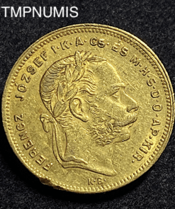 ,MONNAIE,HONGRIE,20,FRANCS,8,FORINT,OR,1876,