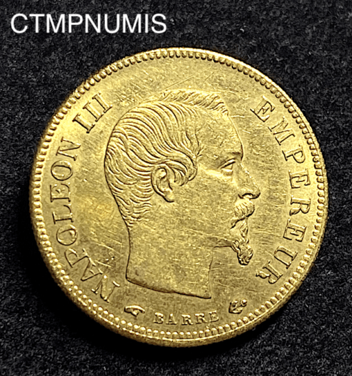 ,MONNAIE,EMPIRE,10,FRANCS,OR,NAPOLEON,1857,
