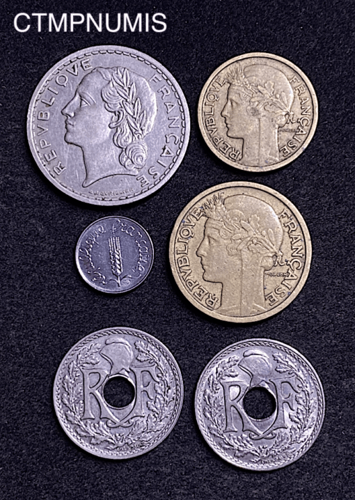 ,LOT,MONNAIE,FRANCAISE,DATES,RARES,