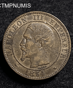 ,MONNAIE,2,CENTIMES,NAPOLEON,III,1854,MARSEILLE,