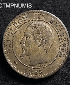 ,MONNAIE,2,CENTMES,NAPOLEON,III,1853,MA,MARSEILLE,