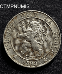 ,MONNAIE,BELGIQUE,10,CENTIMES,1898,