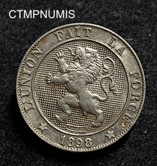 ,MONNAIE,BELGIQUE,10,CENTIMES,1898,