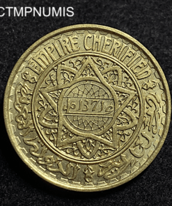 ,MONNAIE,MAROC,50,FRANCS,1371,SPL,