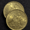 ,MONNAIE,2,FRANCS,DOMARD,1922,OUVERT,FERME,