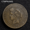 ,MONNAIE,10,CENTIMES,CERES,1896,TORCHE,