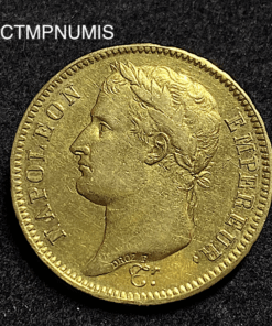 ,MONNAIE,40,FRANCS,OR,NAPOLEON,1808,W,LILLE,