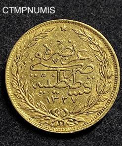 ,MONNAIE,TURQUIE,100,PIASTRES,OR,1327,