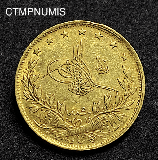 ,MONNAIE,TURQUIE,100,PIASTRES,OR,1327,