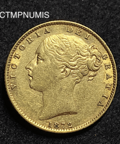 ,MONNAIE,ROYAUME,UNI,1,SOUVERAIN,OR,VICTORIA,1872,
