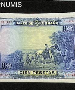 ,BILLET,ESPAGNE,100,PESETAS,15,08,1928,NEUF,