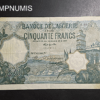 ,BILLET,ALGERIE,COLONIE,50,FRANCS,3,9,1920,