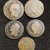 ,MONNAIE,ROYALE,LOUIS,XV,XVI,LOT,BRONZE,COLONIES,