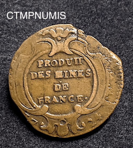 ,MONNAIE,ROYALE,LOUIS,XV,MINES,FRANCE,1724,PAU,BEARN,SOL,