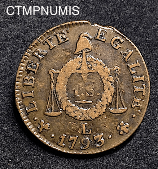 ,MONNAIE,1,SOL,AUX,BALANCES,1793,L,BAYONNE,