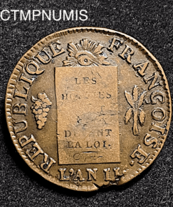 ,MONNAIE,1,SOL,AUX,BALANCES,1793,L,BAYONNE,