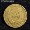 ,MONNAIE,10,FRANCS,OR,CERES,1851,