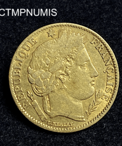 ,MONNAIE,10,FRANCS,OR,CERES,1851,