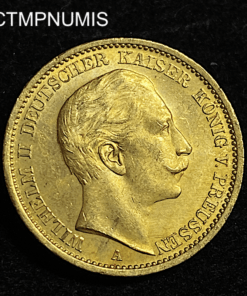 ,MONNAIE,ALLEMAGNE,20,MARK,OR,PRUSSE,1909,