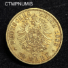 ,MONNAIE,ALLEMAGNE,PRUSSE,20,MARK,OR,1888,