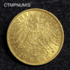 ,MONNAIE,ALLEMAGNE,PRUSSE,20,MARK,OR,1901,