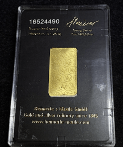 LINGOTIN,10,GRAMMES,OR,PUR,HEIMERLE,LBMA,