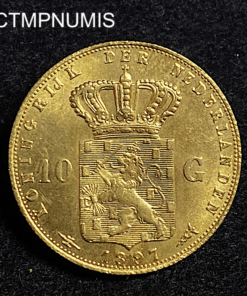 ,MONNAIE,PAYS,BAS,10,GULDEN,OR,1897,