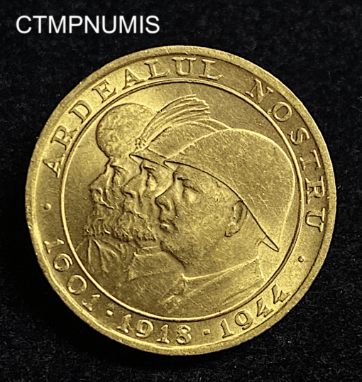 ,MONNAIE,ROUMANIE,20,LEI,1944,ROIS,