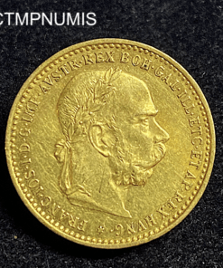 ,MONNAIE,AUTRICHE,10,CORONA,OR,1896,