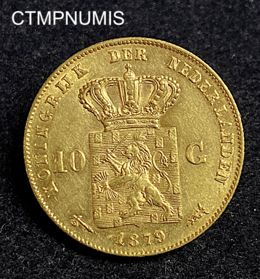 ,MONNAIE,PAYS,BAS,10,GULDEN,1879,SUR,7,