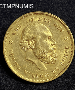 ,MONNAIE,PAYS,BAS,10,GULDEN,OR,1886,