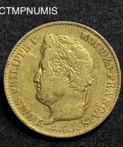 ,MONNAIE,40,FRANCS,OR,LOUIS,PHILIPPE,1834,