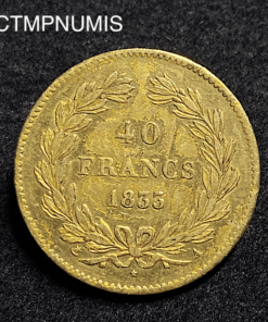 ,MONNAIE,40,FRANCS,OR,LOUIS,PHILIPPE,1833,