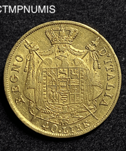 ,MONNAIE,ITALIE,40,LIRE,OR,NAPOLEON,1810,M,MILAN,