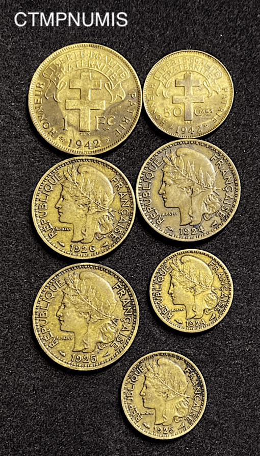 ,MONNAIE,COLONIES,FRANCAISE,1,FRANC,CAMEROUN,AFRIQUE,