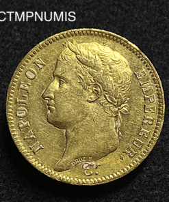,MONNAIE,40,FRANCS,OR,NAPOLEON,1808,EMPEREUR,