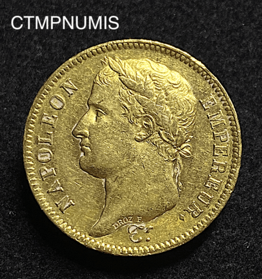 ,MONNAIE,40,FRANCS,OR,NAPOLEON,1808,EMPEREUR,
