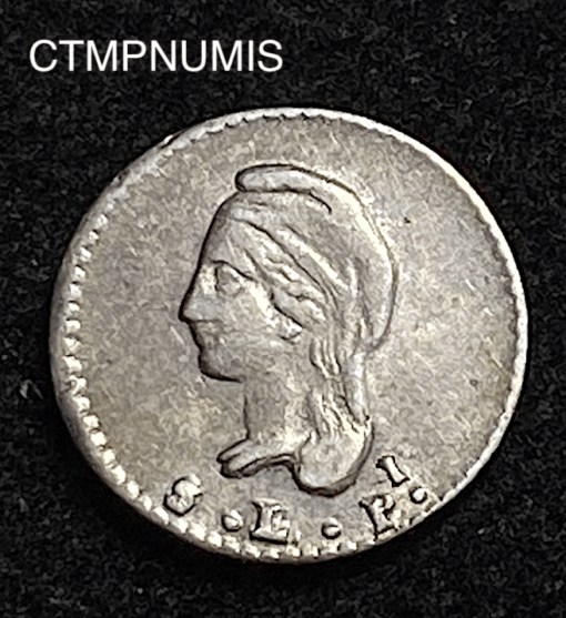 ,MONNAIE,MEXIQUE,1/4,REAL,ARGENT,1845,POTOSI,