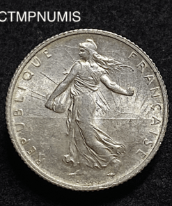 ,1,FRANC,ARGENT,MONNAIE,SEMEUSE,1908,SUP,
