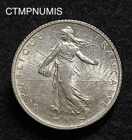 ,1,FRANC,ARGENT,MONNAIE,SEMEUSE,1908,SUP,
