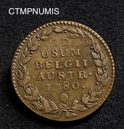 ,MONNAIE,BELGIQUE,2,LIARDS,1780,BRUXELLES,