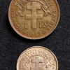 ,MONNAIE,COLONIE,MADAGASCAR 1,2,FRANCS,1943,