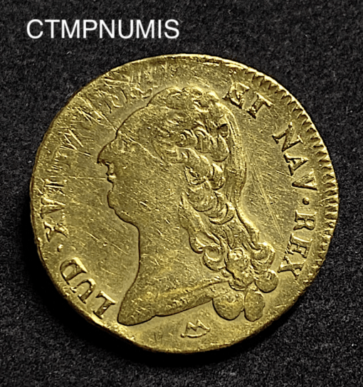,MONNAIE,DOUBLE,OR,LOUIS,LOUIS,XVI,1782,MONTPELLIER,