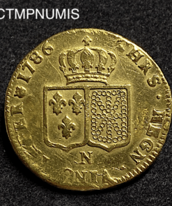 ,MONNAIE,DOUBLE,OR,LOUIS,LOUIS,XVI,1782,MONTPELLIER,